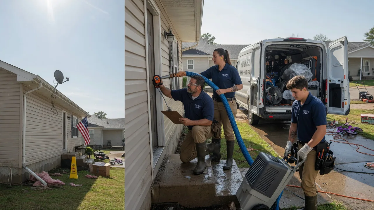 Ceiling Water Damage Restoration in Sedalia, MO near me